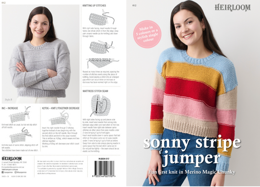 HEIRLOOM SONNY STRIPE JUMPER - 012