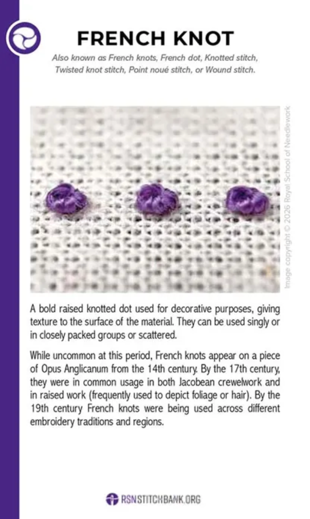 RSN Stitch Bank: The Embroidery Stitches Card Deck