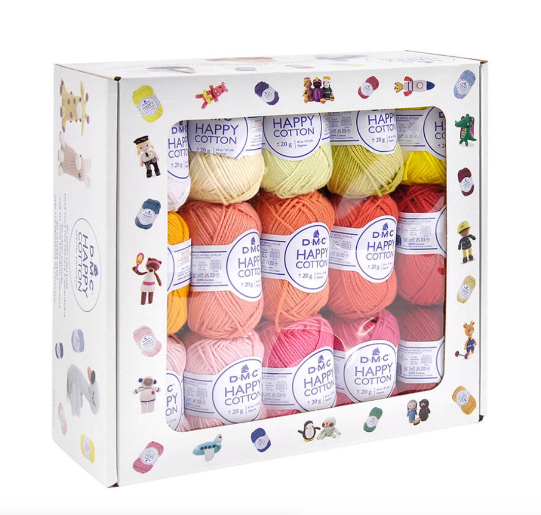 DMC 30 HAPPY COTTON ASSORTMENT BOX 30PCS