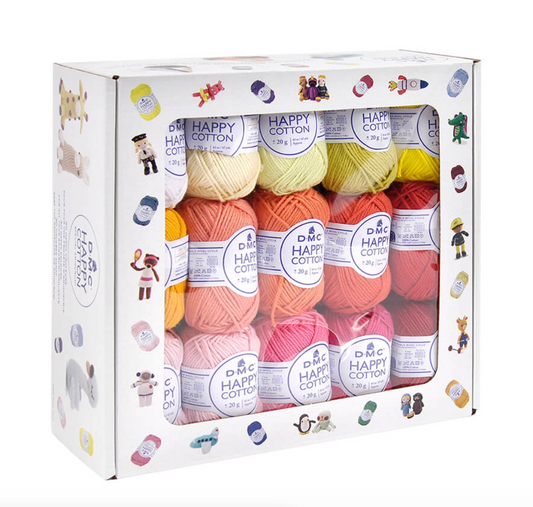 DMC 30 HAPPY COTTON ASSORTMENT BOX 30PCS