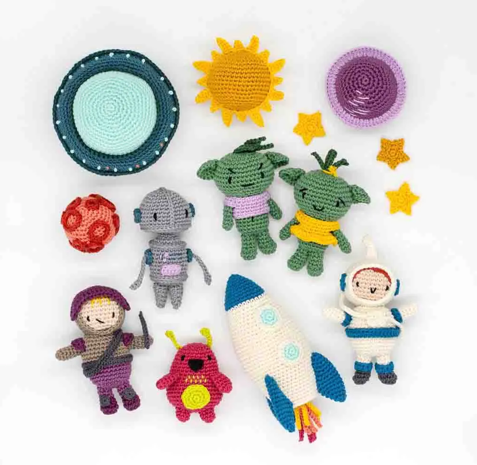 Catania Amigurumi box 25x20g Space Trip