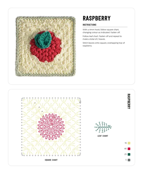3D Granny Squares Cards by Celine Semaan