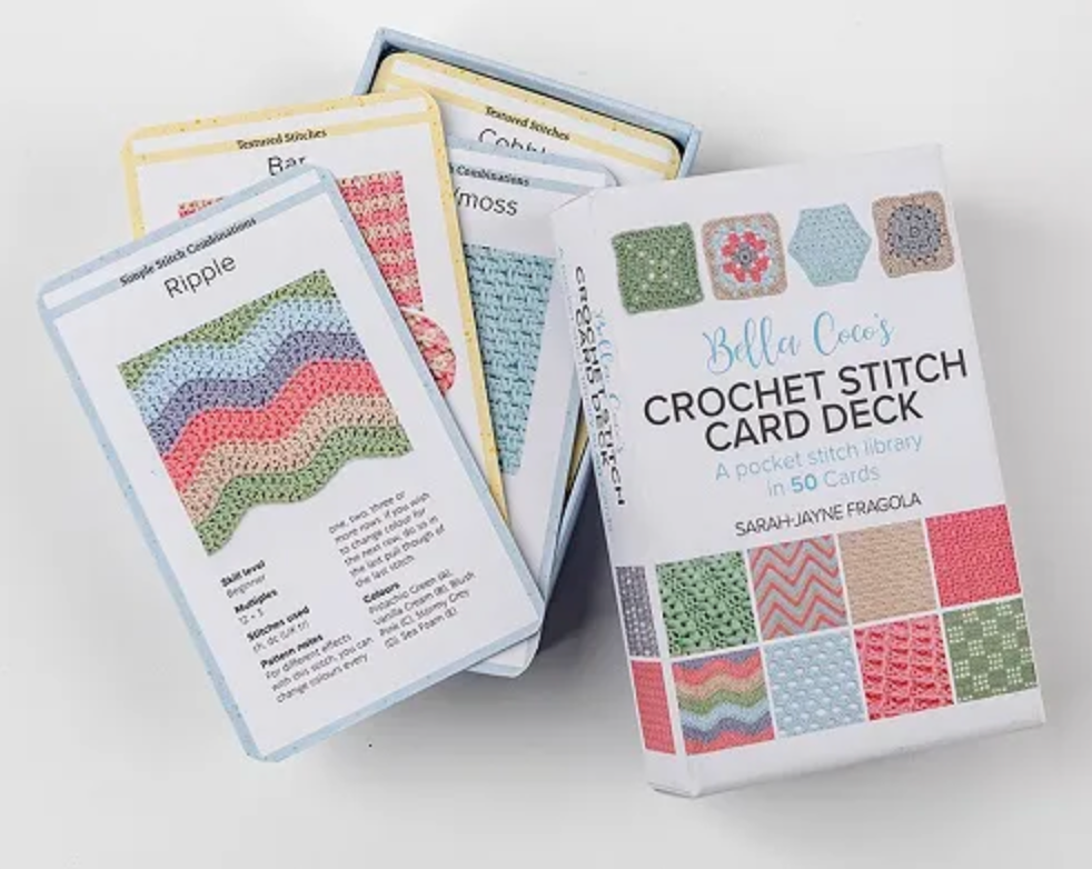 Bella Coco’s Crochet Stitch Card Deck by Sarah-Jayne Fragola