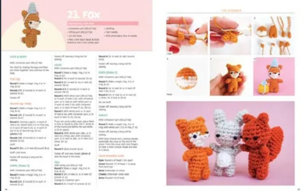 Mini Amigurumi 62 Tiny Amigurumi Designs to Crochet  Paraskevi Vainopoulou