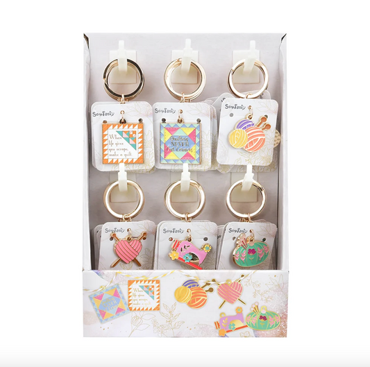 SEW TASTY METAL KEY RING