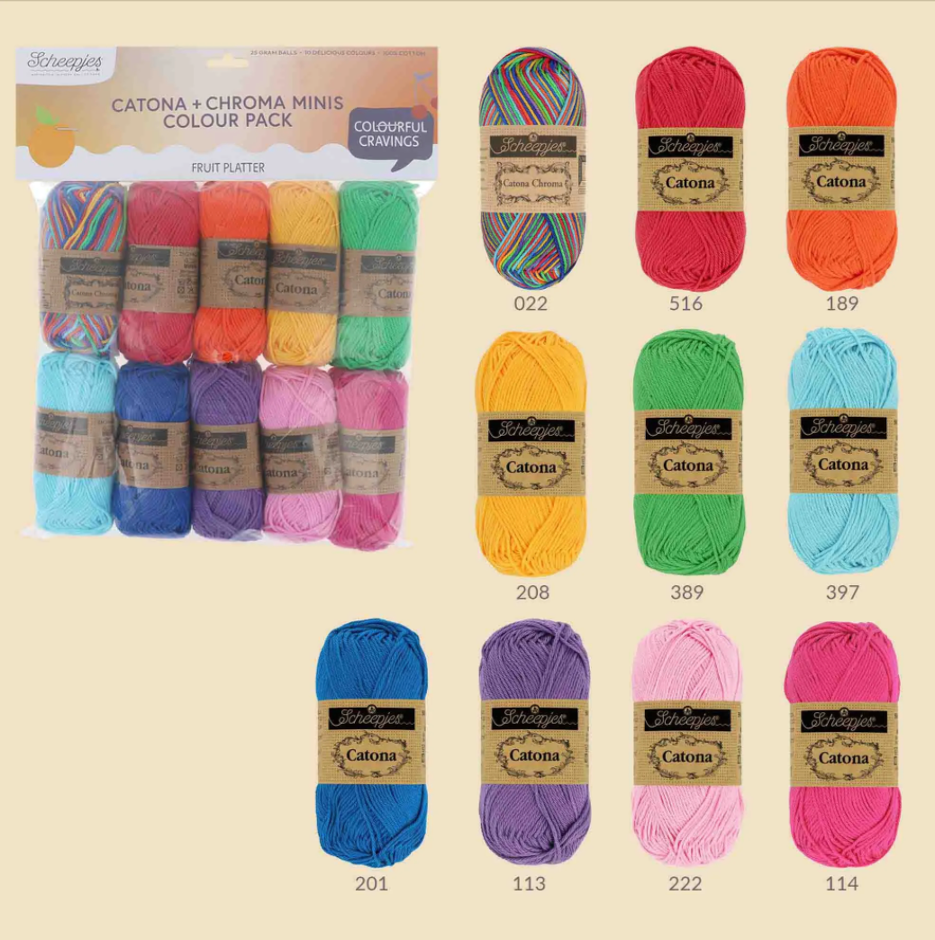 Scheepjes Catona Colourful Cravings Pack