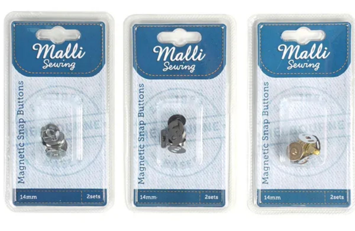 MAGNETIC SNAP NO SEW 14MM 2 SET