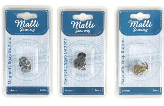 MAGNETIC SNAP NO SEW 14MM 2 SET