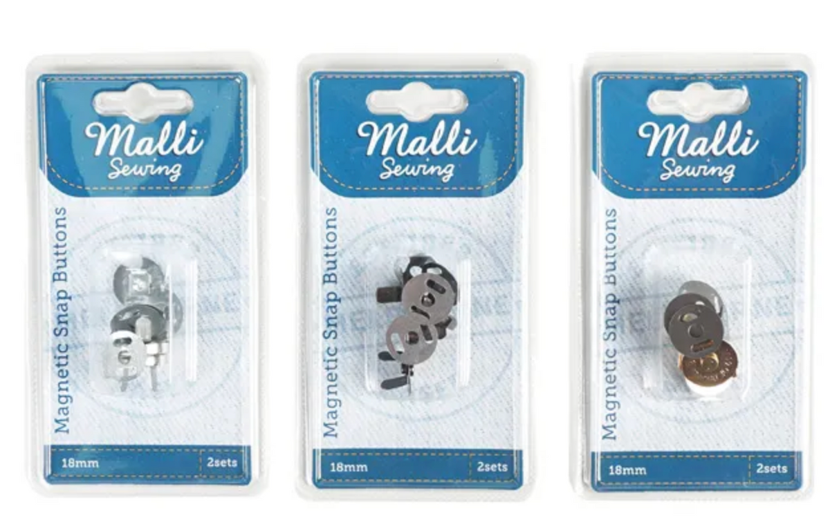 MAGNETIC SNAP NO SEW 18MM 2 SET