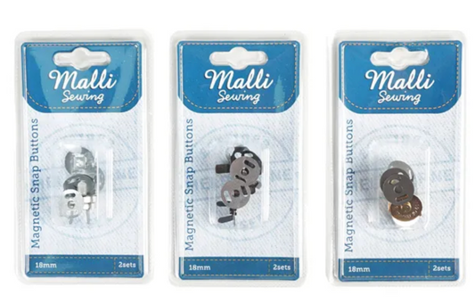 MAGNETIC SNAP NO SEW 18MM 2 SET