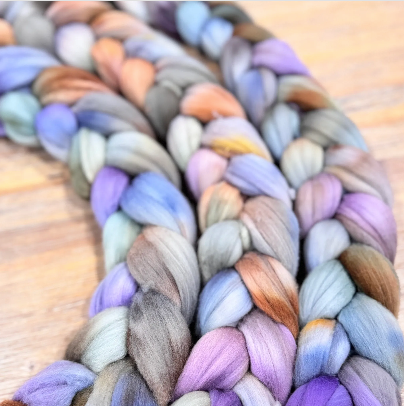 Hand Dyed Merino Tops