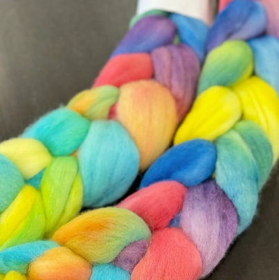 Hand Dyed Merino Tops