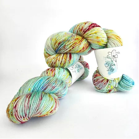 Fiber Lily Super Soft Sock Hand Dyed Yarn