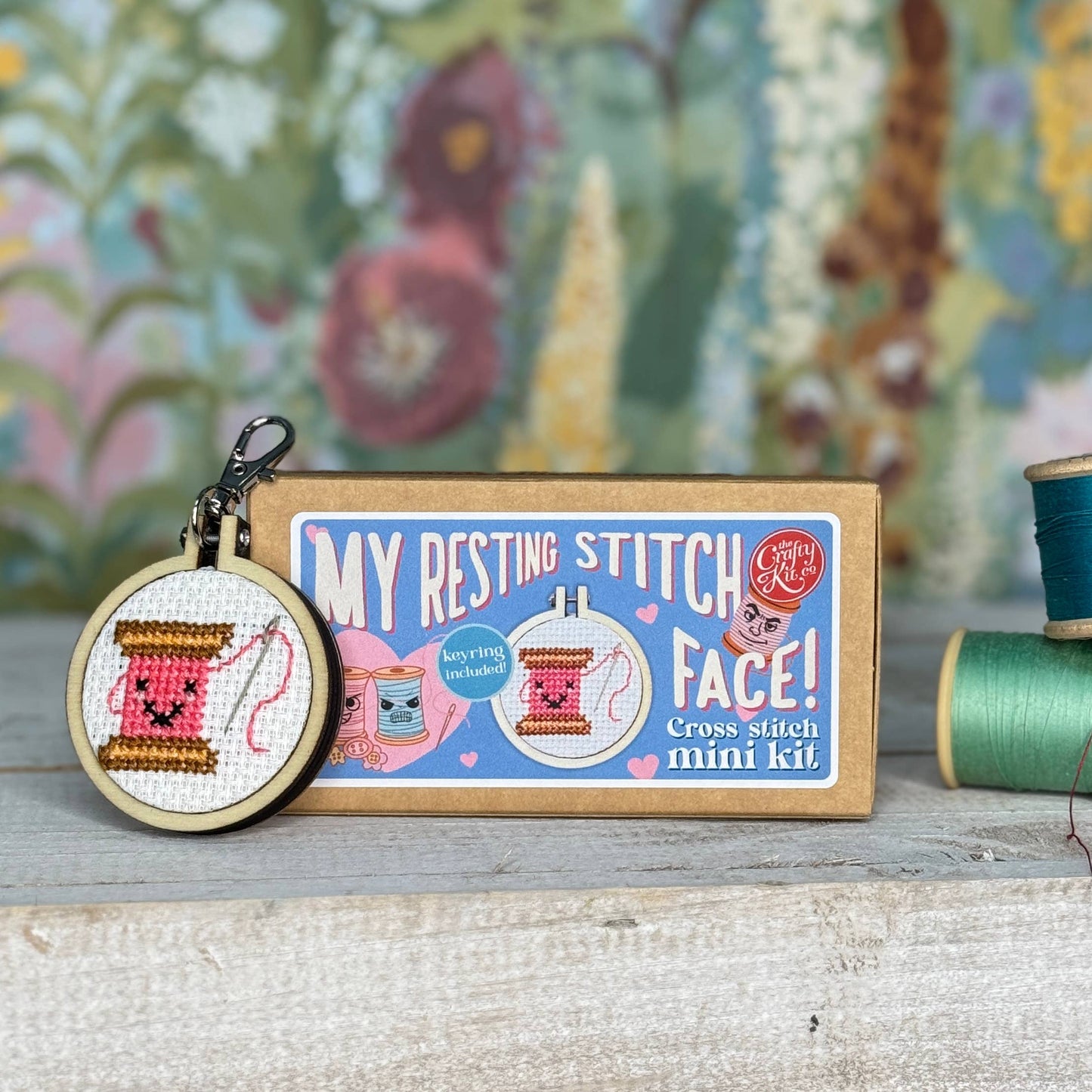 My Resting Stitch Face! Mini Matchbox Cross Stitch Kit