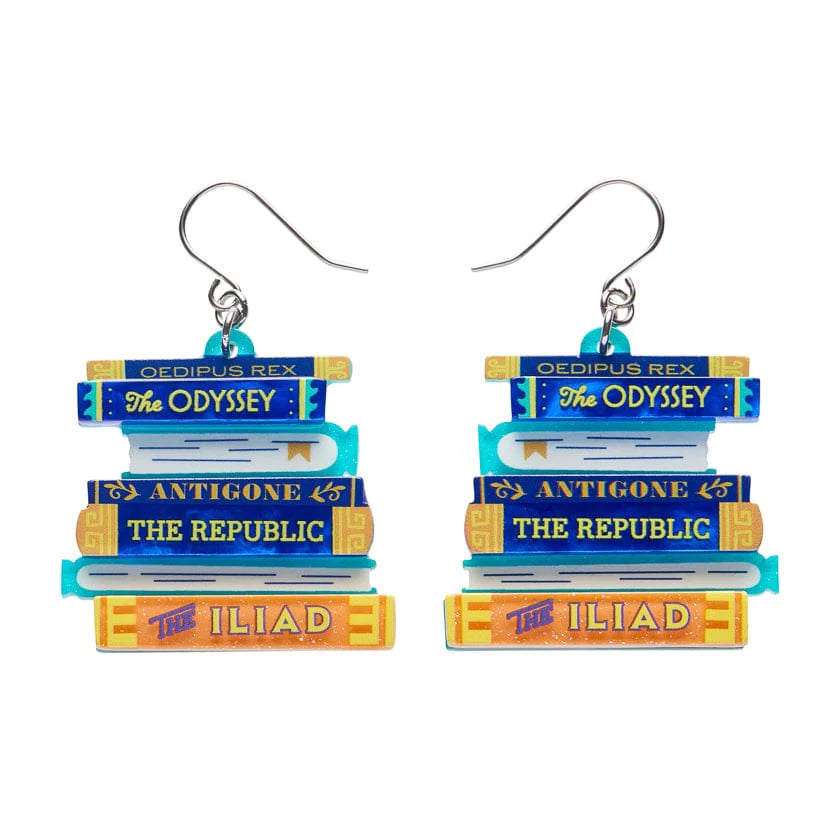 Words of the Wise Drop Earrings
