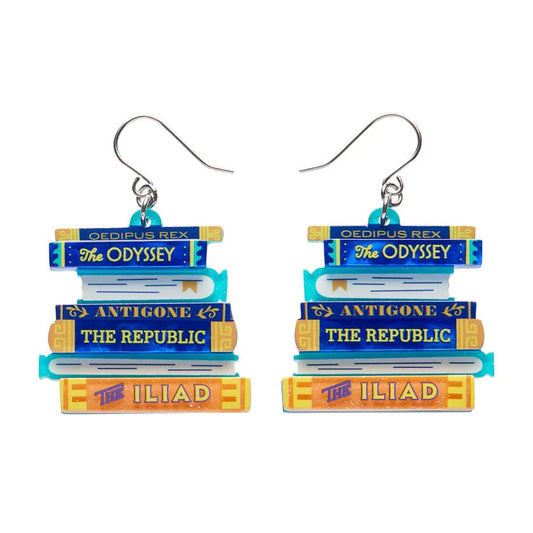 Words of the Wise Drop Earrings