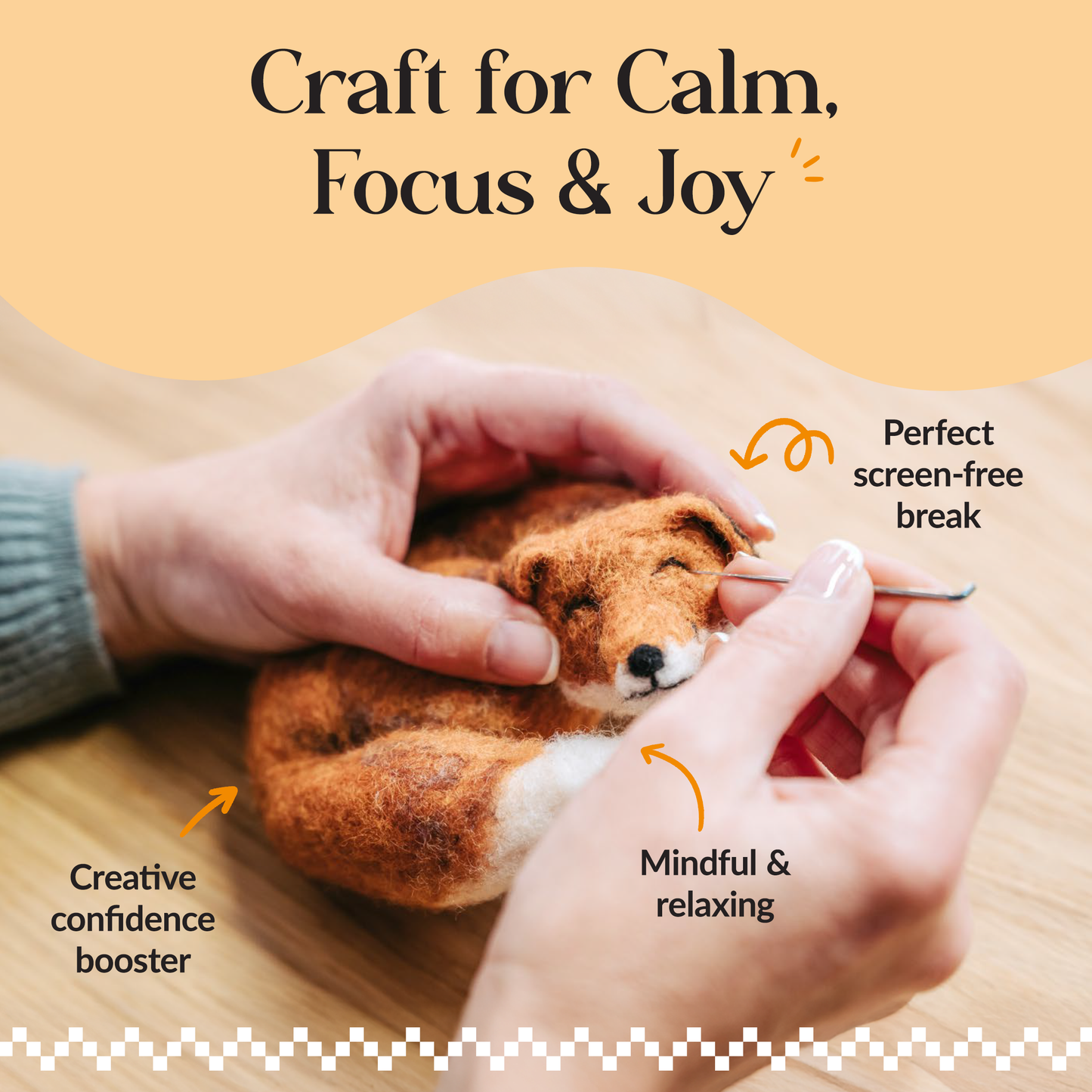 Nordic Gnomes Needle Felting Craft Kit