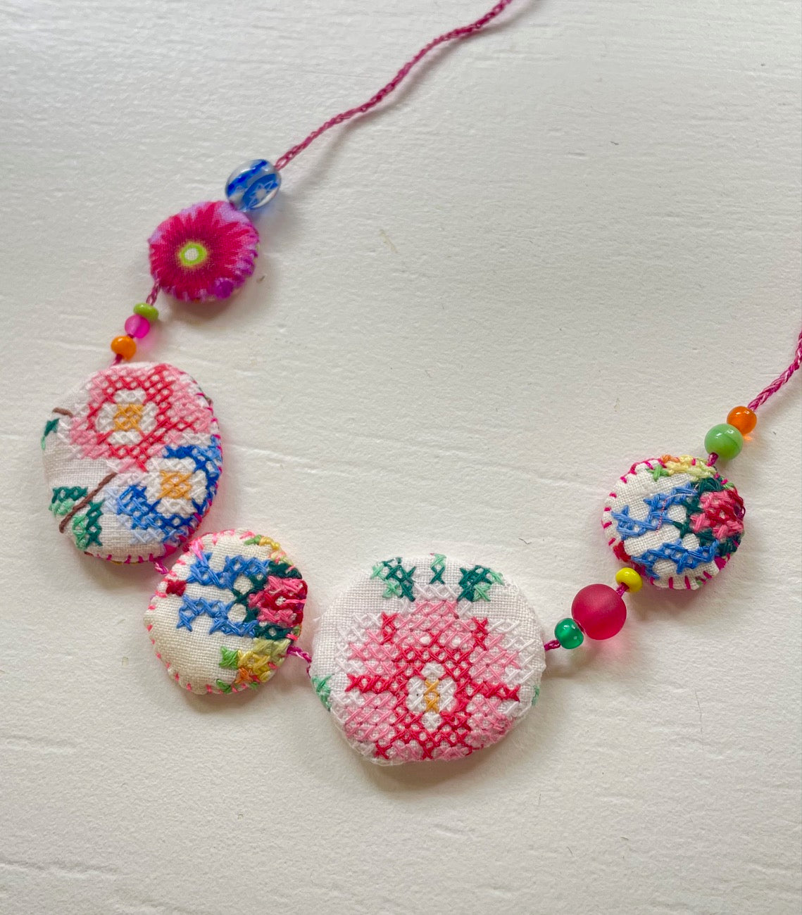 Decorative Medallion Necklace Workshop 3rd March 2026 with Pauline Franklyn