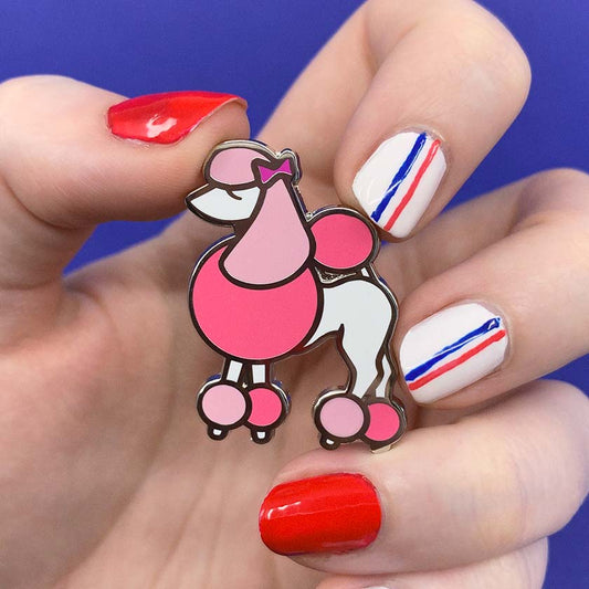 Madame Caniche Enamel Pin
