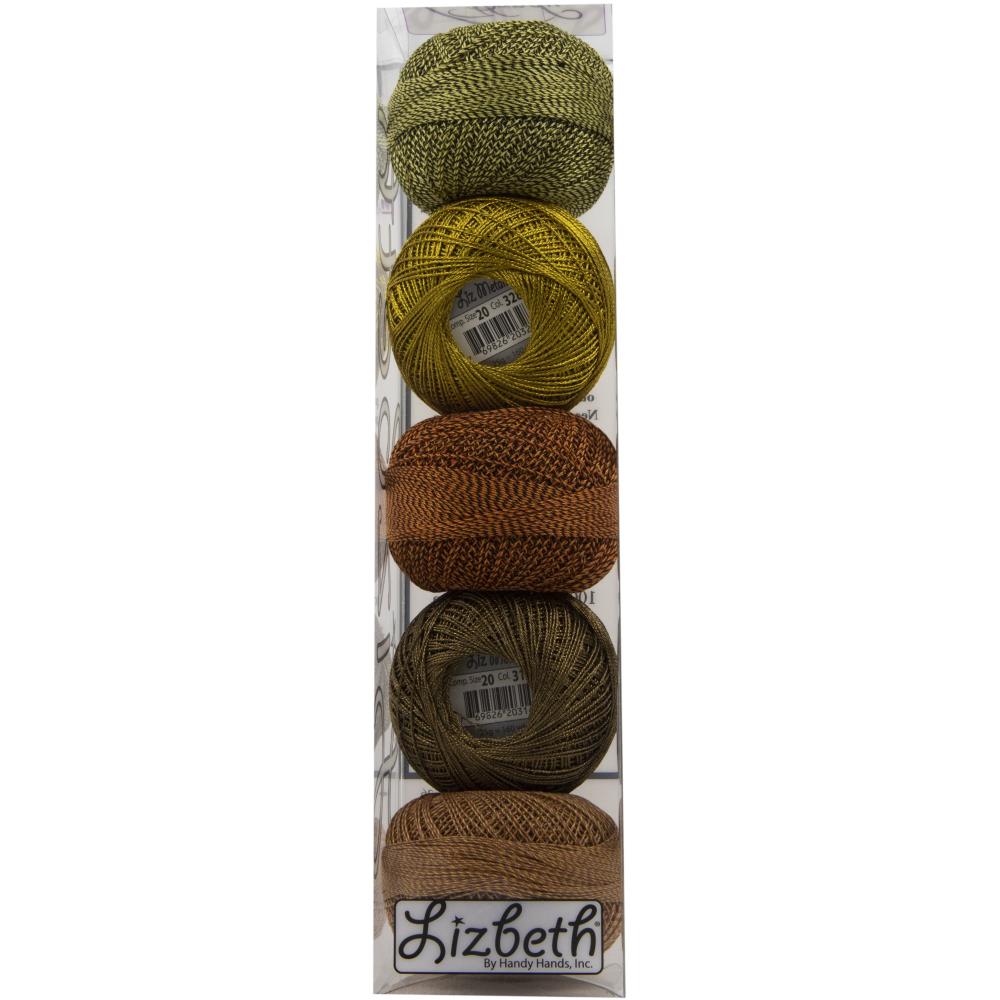 Handy Hands Lizbeth Size 20 Metallic & Crochet Cotton Pack