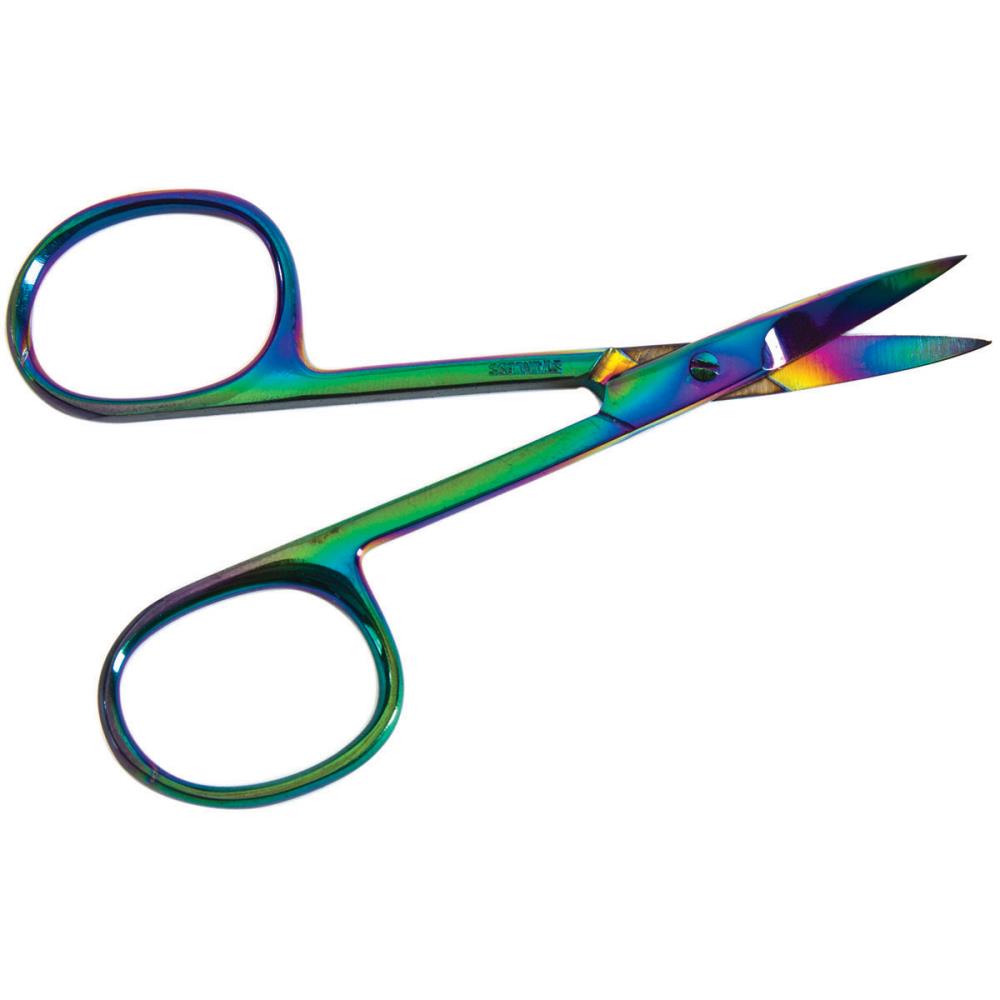 Tool Tron Rainbow Curved Tip Scissors 3.5"