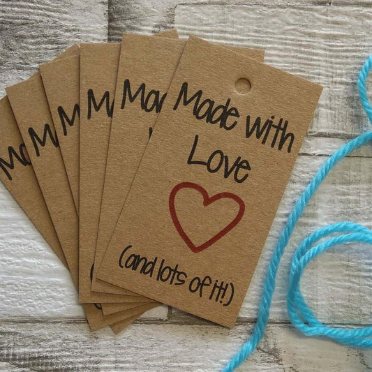 Made with Love (and lots of it!) Gift Tags
