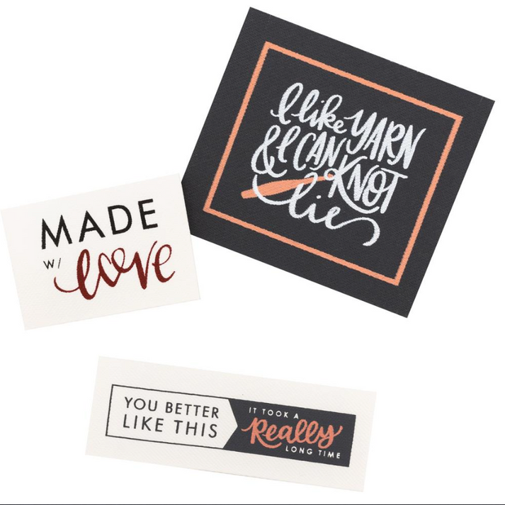 The Hook Nook Sew On Cloth Project Labels – Yarn Me Calm