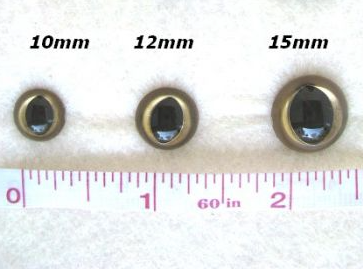Slit Pupil Safety Eyes (one pair)