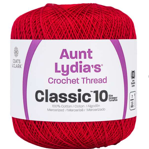 Aunt Lydia's Classic 10 Crochet Cotton