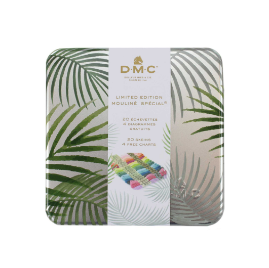 DMC Limited Edition Tin (with 20 skeins and 4 free charts)